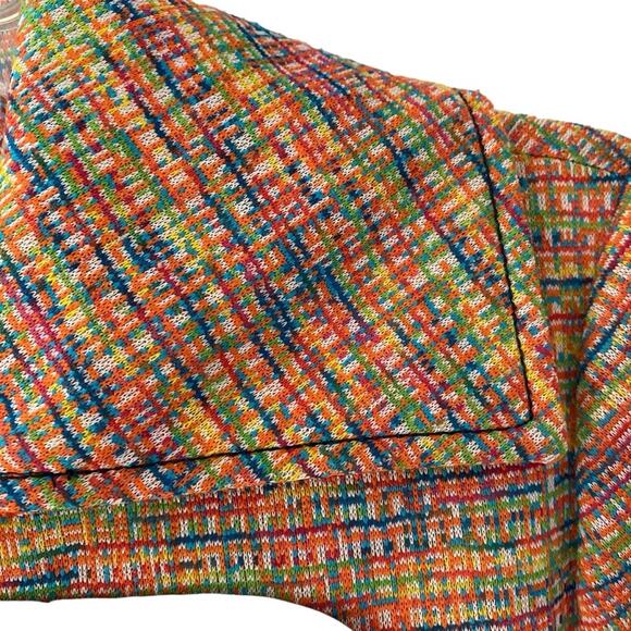 Dainty June Vintage 60s Inspired Vintage Look Gold Button Textured Blazer Jacket - Picture 3 of 11